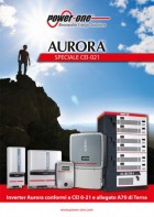 Power-One. Inverter Aurora conformi a CEI 0-21 e allegato A70 di Terna