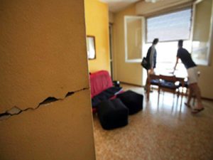 Terremoto, a rischio una casa su dieci