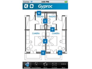 Le soluzioni Gyproc Saint Gobain in cartongesso ora si scelgono su iPhone
