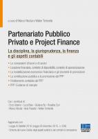 Partenariato Pubblico Privato e Project Finance