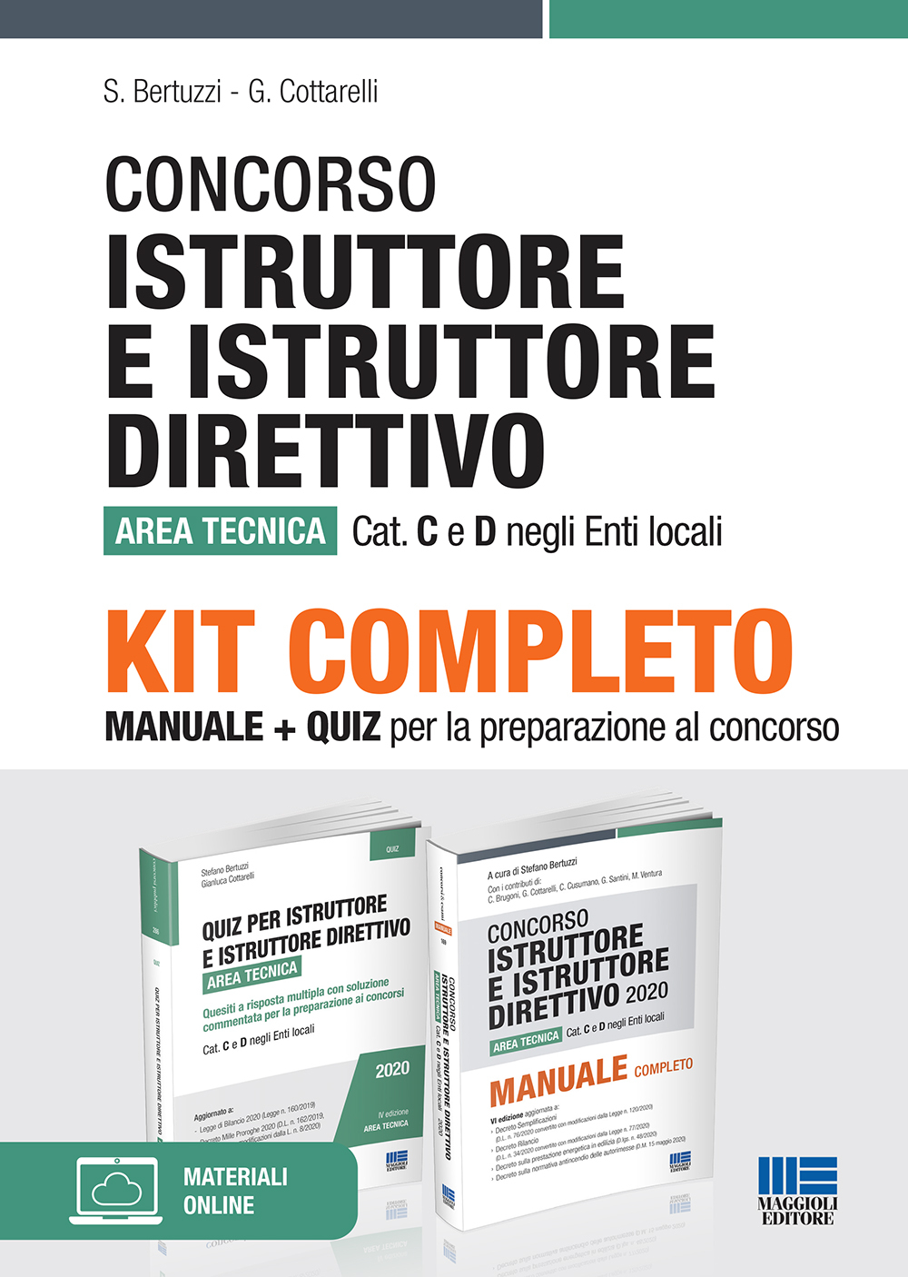 Concorso Istruttore e Istruttore direttivo Area tecnica Cat. C e D negli Enti locali - Kit completo